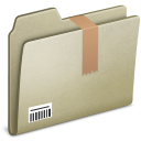 Light Brown Downloads Icon 128x128 png